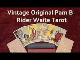 VINTAGE RIDER WAITE PAM B TAROT DECK – Unboxing and Flip Through (Original from 1931-1940)