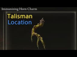 ELDEN RING Immunizing Horn Charm Talisman location