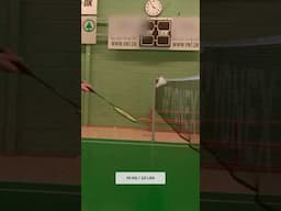 What stringing tension is best in badminton? #basicfeather #badminton