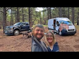 Camping in my Ford F-550 over 1,500 miles to Meetup with my Girlfriend