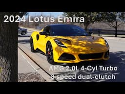 Our First Impression of the 2024 Lotus Emira AMG I4!