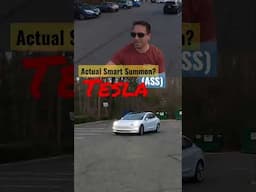 #shorts Tesla FSD Beta v11.3.2 - Actual Smart Summon (ASS) Working?!? 2022.45.11