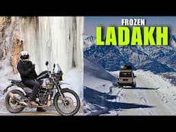 Freezing Ladakh Me 220 Kms Bike Ride me Band Baj Gyi | Ep-04 Kargil To Leh | Winter Ladakh Ride