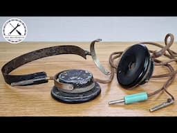 Antique Headphones with Broken Electronics - Restoration