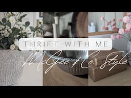 Thrift with Me for McGee & Co Style Home Decor / High End Style for Less