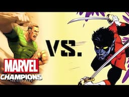 Nightcrawler vs. Sandman: Marvel Champions Gameplay