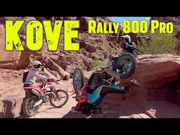 Kove Rally 800X - Big Crash in Moab