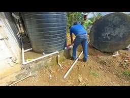 Installing 3 1000 Gallons Tanks On My Farm To Store Rainwater #resilience