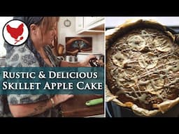 Cast Iron Baking | Skillet Apple Cake with Lemon Drizzle