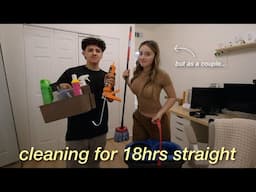 deep cleaning our house for the holidays | laundry, new sheets, fridge restock