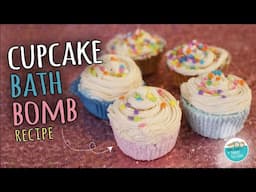 How Make Cupcake Bath Bombs  |  DIY Bath Bomb Recipe | Kids Crafts by Three Sisters