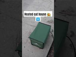 Why we purchased a heated cat house #feralcat #catrescue #clawsable