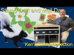 Making a Homemade Stamp Hobby Cart and Sharing Mail from Viewers