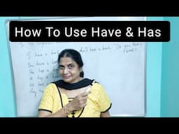 How to use Have & Has | English grammar |