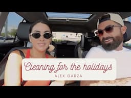 ORGANZING OUR HOME FOR THE HOLIDAYS! VLOGMAS 3 Alex Garza