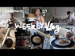 WEEKLY VLOG // 27th birthday, homemade birthday cake, celebrations!!!