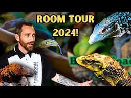 REPTILE ROOM TOUR & DIY ENCLOSURES 2024