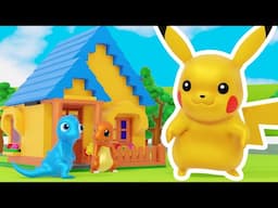 LEGO Pokémon Pikachu Brick Building House | Fun Adventures with Pokémon | Nursery Rhymes