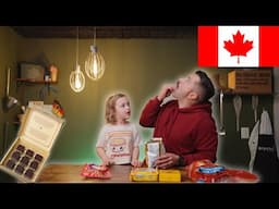 American Family Tastes Canadian Treats