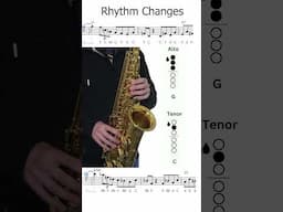 Some Ideas on Rhythm Changes #saxophone #jazz #saxplayalong