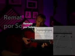 .🎸FLAMENCO GUITAR🎸 Remate corto por Soléa.  #shorts