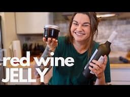 Red Wine Jelly | Fast & Easy Homemade Gift Idea