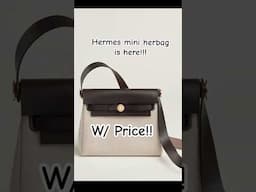 HERMES MINI HERBAG WITH PRICE | #hermes mini herbag review shorts @SasaZoe