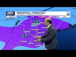 NH weather forecast: Two storm systems to bring snow