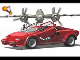 BeamNG.Drive Mod : Lamborghini Countach LP500 (Crash test) PC Only Video