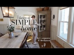 Keep a Simple Home: Organize & Declutter for 2025 with Me!