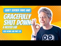 How to do a Graceful Shutdown of a Nested Lab and Quieting Server Fans | NSX Home Lab Part 25