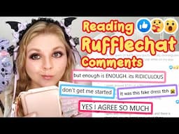 😱 Reading Rufflechat posts as I follow a Gyaru Makeup tutorial