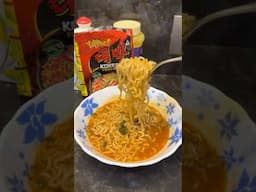 Trying Untried Ramen Day 10- Yippee Fiery Hot & Spicy Kimchi Korean Ramen #shorts