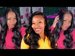 THE PERFECT BEGINNER FRIENDLY WIG ?!?13X4 PRE-EVERYTHING DRAWSTRING WIG TUTORIAL| UNICE HAIR 💗