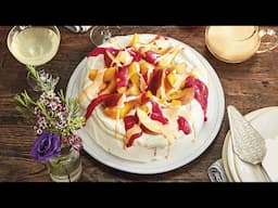 Nigella’s Peach Melba Pavlova | Ocado