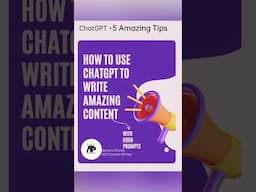 How To Use ChatGPT To Writer Amazing Content | Best AI Tool ChatGPT #trending #shorts #viral