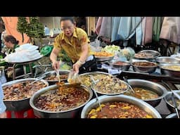 Cambodia's Chbar Ampov Street Food - Best Cheap & Fast Food Selling On The Street In Town