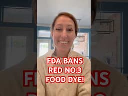 FDA Bans Red Food Dye! 🚫🟥