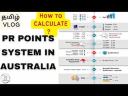 PR POINTS SYSTEM in AUSTRALIA | How to Calculate PR Points 2023 | Australia Tamil Vlog| Visa 189,190