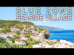 Blue Zone Stunning Village of Karavostamo in Ikaria Island, Greece