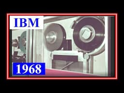 Computer History:  1968 IBM 2420 MAGNETIC TAPE DRIVE Intro Announcement (mainframe System 360)