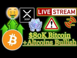 Is Bitcoin Going To $80K + Altcoins Bullish - LIVE🔴Price Analysis