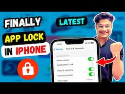 Finally App Lock in iPhone | iPhone App Lock Setting