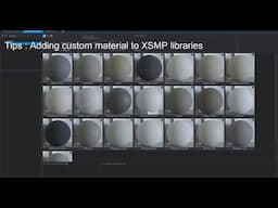 Tips : Adding custom material to XSMP libraries