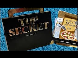 Top secret, pizza card from diamond press, the most unique card ever!!!