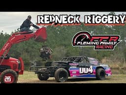 "Redneck Riggery" /  Pulling the Engine Out of the Race Car!