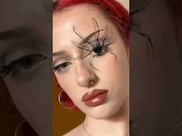 🕷️makeup! Idea from the talented @/babyleska on tik tok #makeuptutorial #halloween #halloweenmakeup