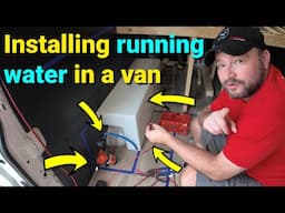 Designing and installing a water system for our van (& a new Mattress!)