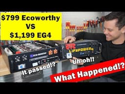 $799 Ecoworthy Server Rack Passed! And the EG4 Did not?!! Deep Dive Testing