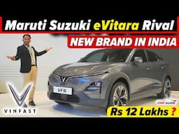 Maruti Suzuki eVitara Rival 🤯 Vinfast VF6 Electric SUV 🔥 New Car Brand in India #Vinfast #EV